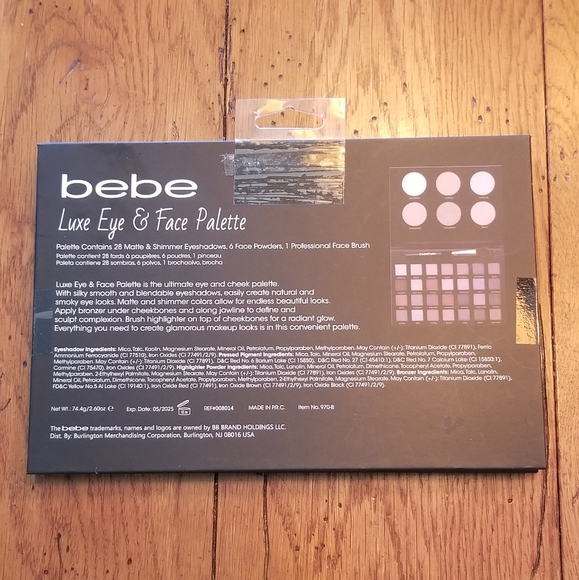 Bebe Makeup Nwt Bebe Luxe Eye Face Palette Set Poshmark